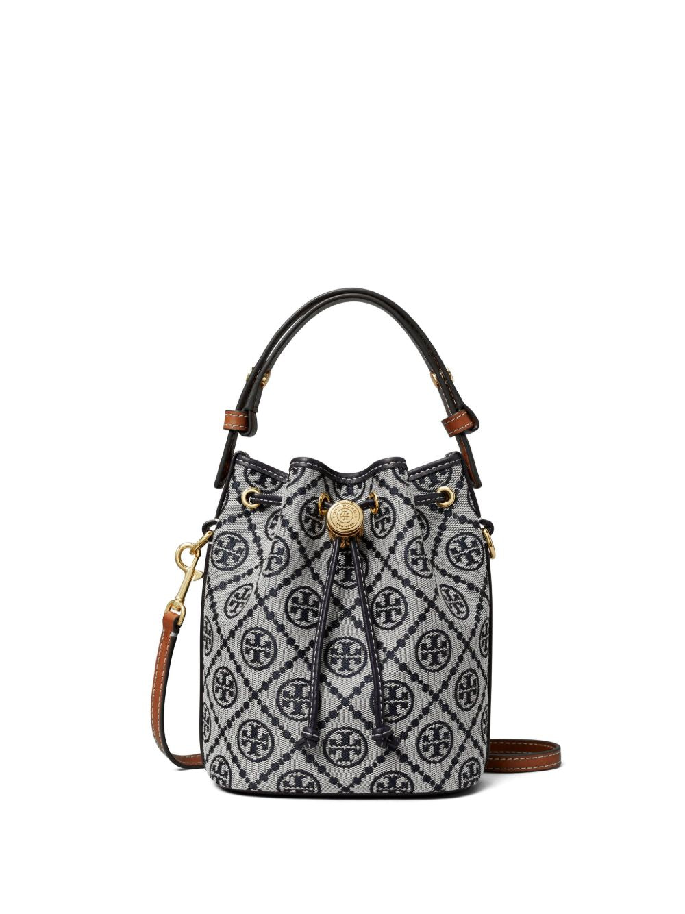 TORY BURCH - Women T Monogram Mini Bucket Bag