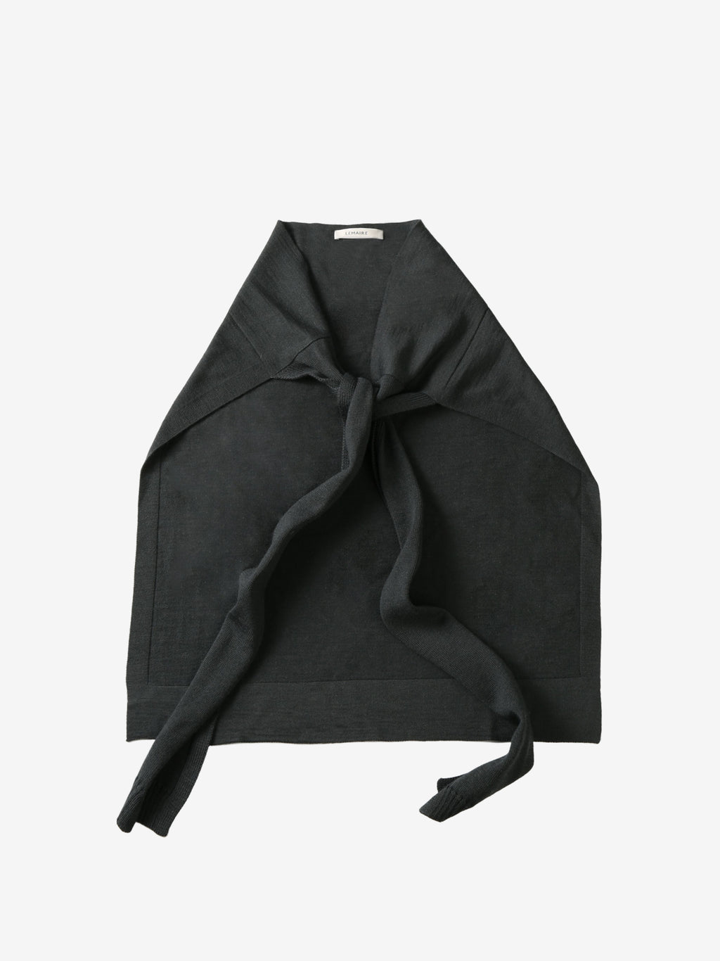 Black scarf, front view