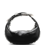 Black bags, back view 