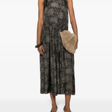 Grey dress,full body view