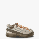 Tan sneakers, front view