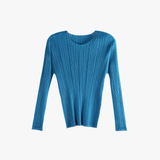 Blue shirt, front view