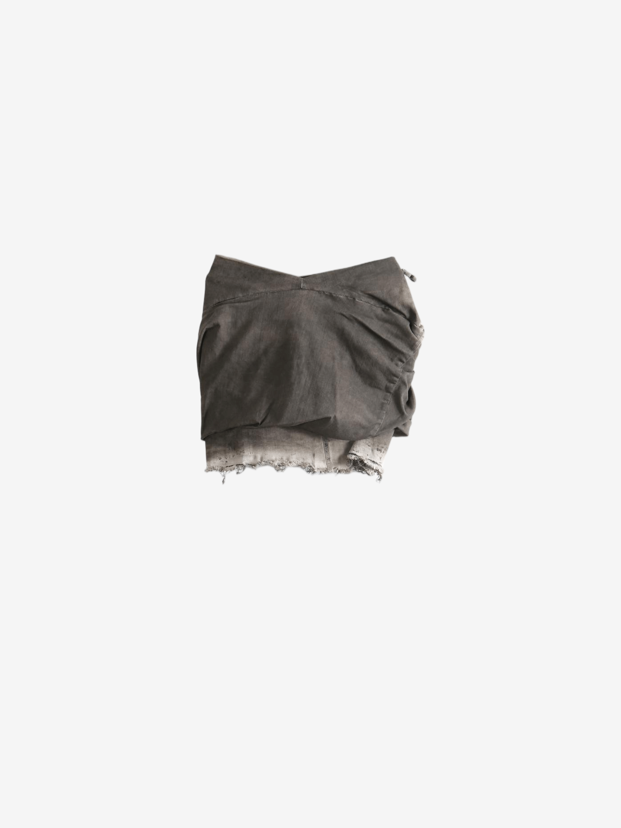 Green skirt, front view