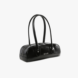 Black handbag,side view