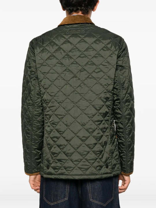Green jacket, full body view