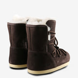 Brown boot, back view