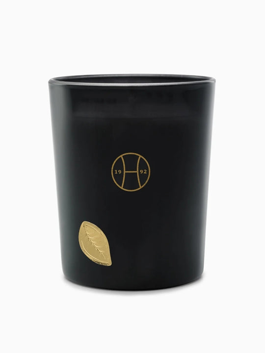 Black candles, front view