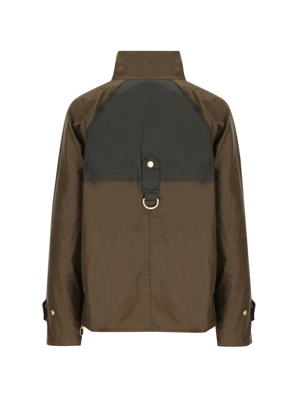 Brown jacket, back view