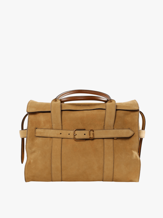 Tan bag, front view