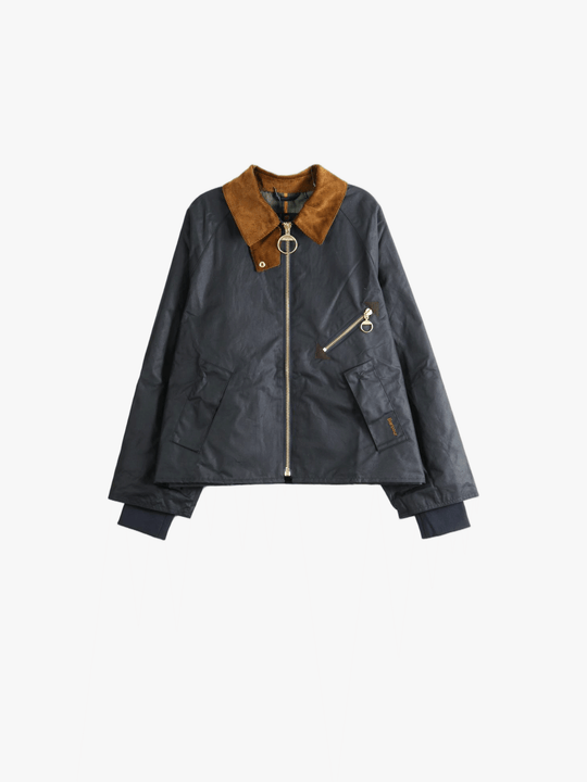Black jacket, front view