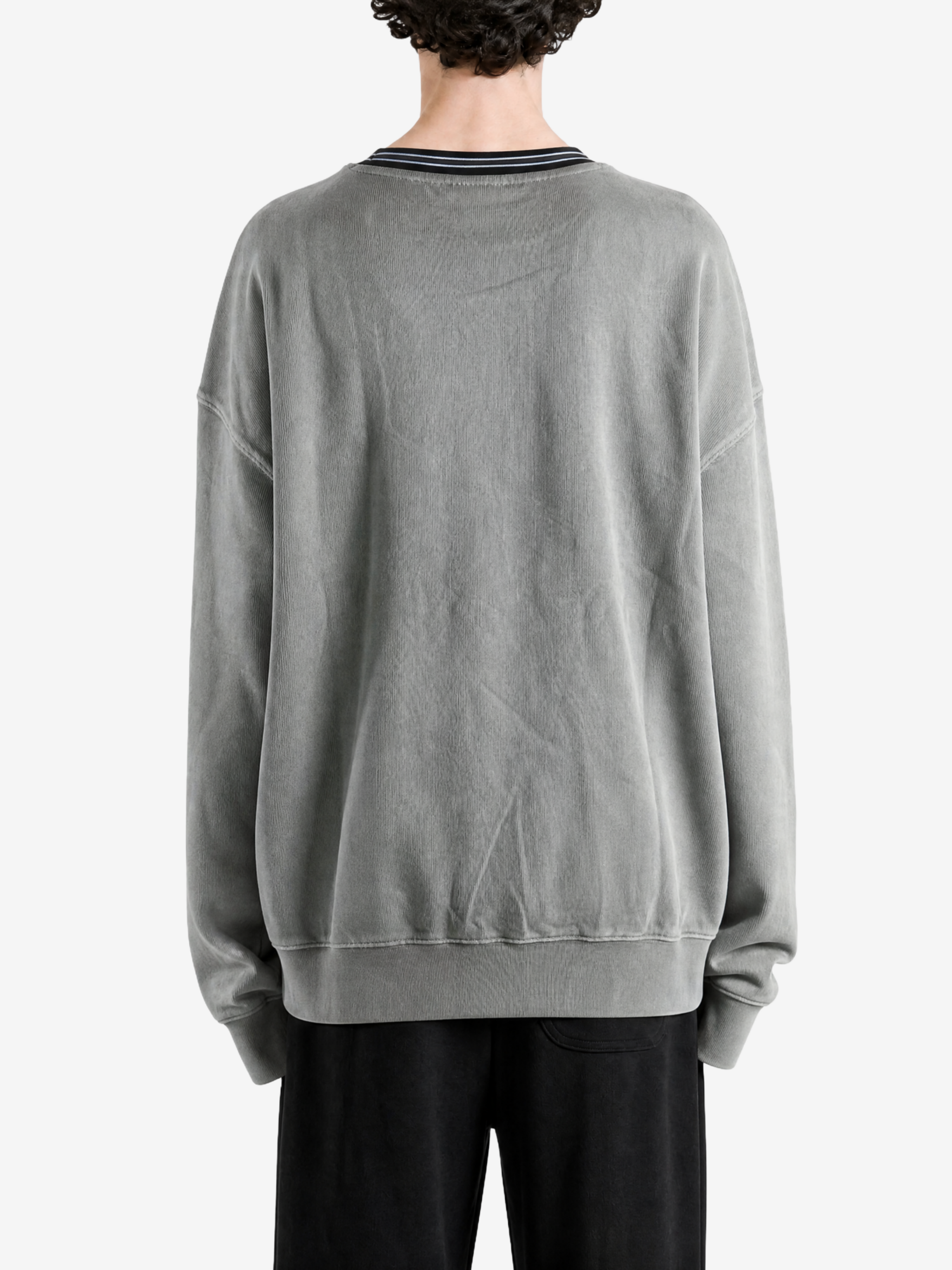 Grey hoodie, front view