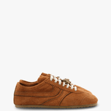 Brown shoes, side view