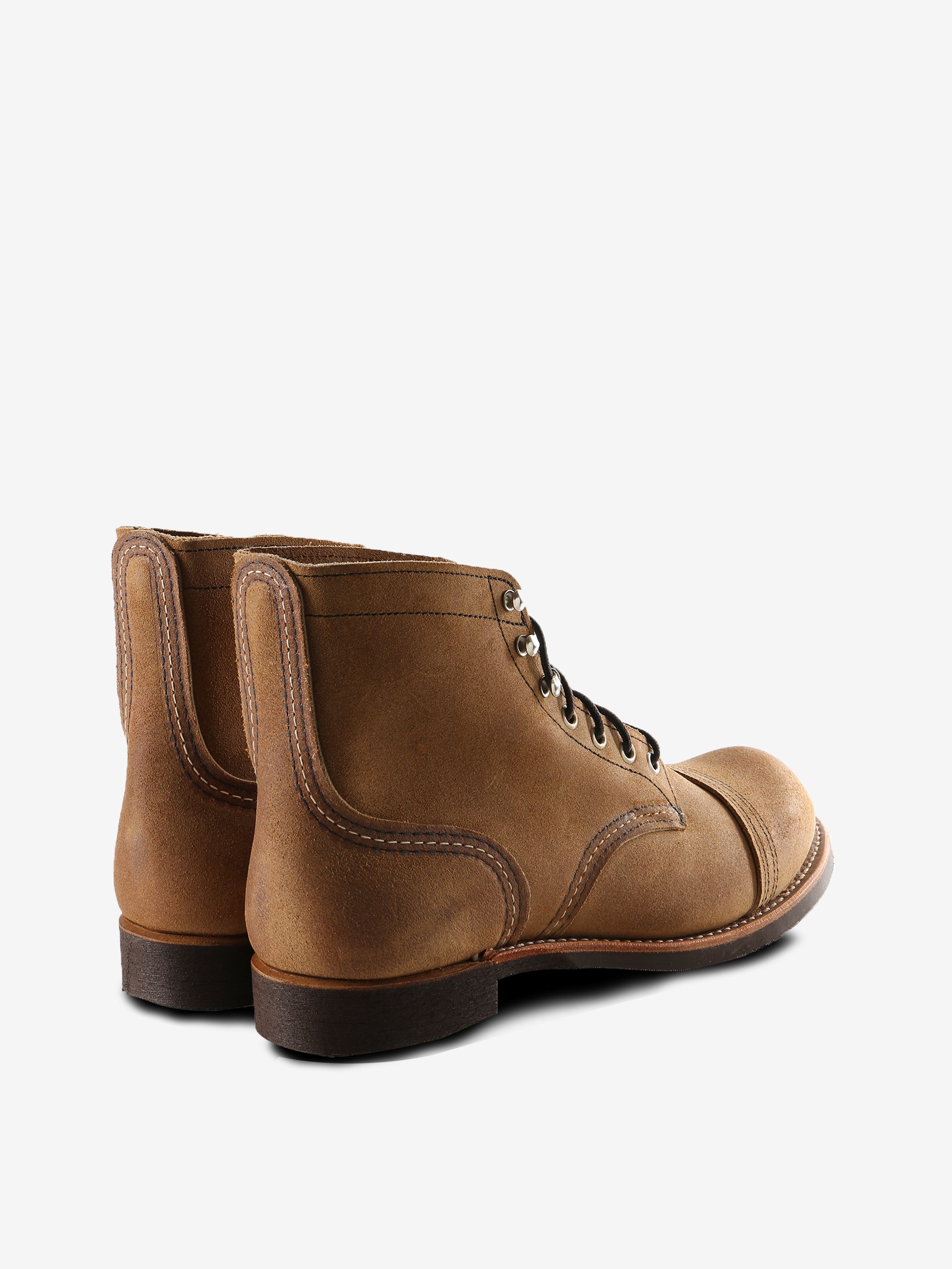 Brown boot,back view