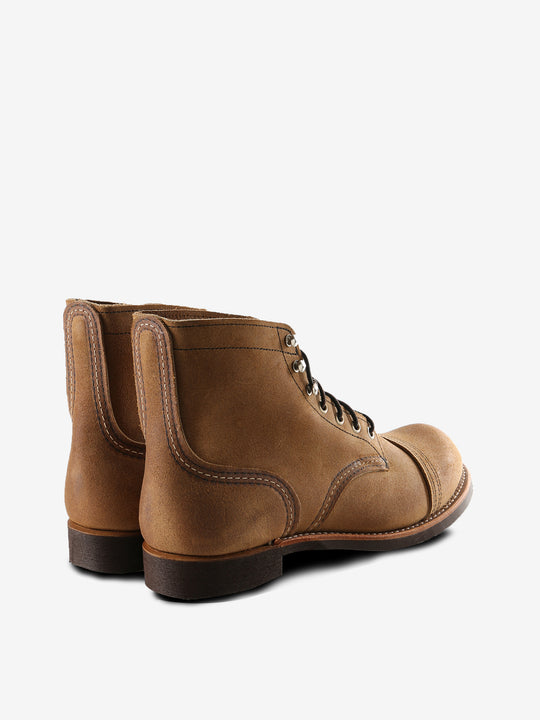 Brown boot,back view