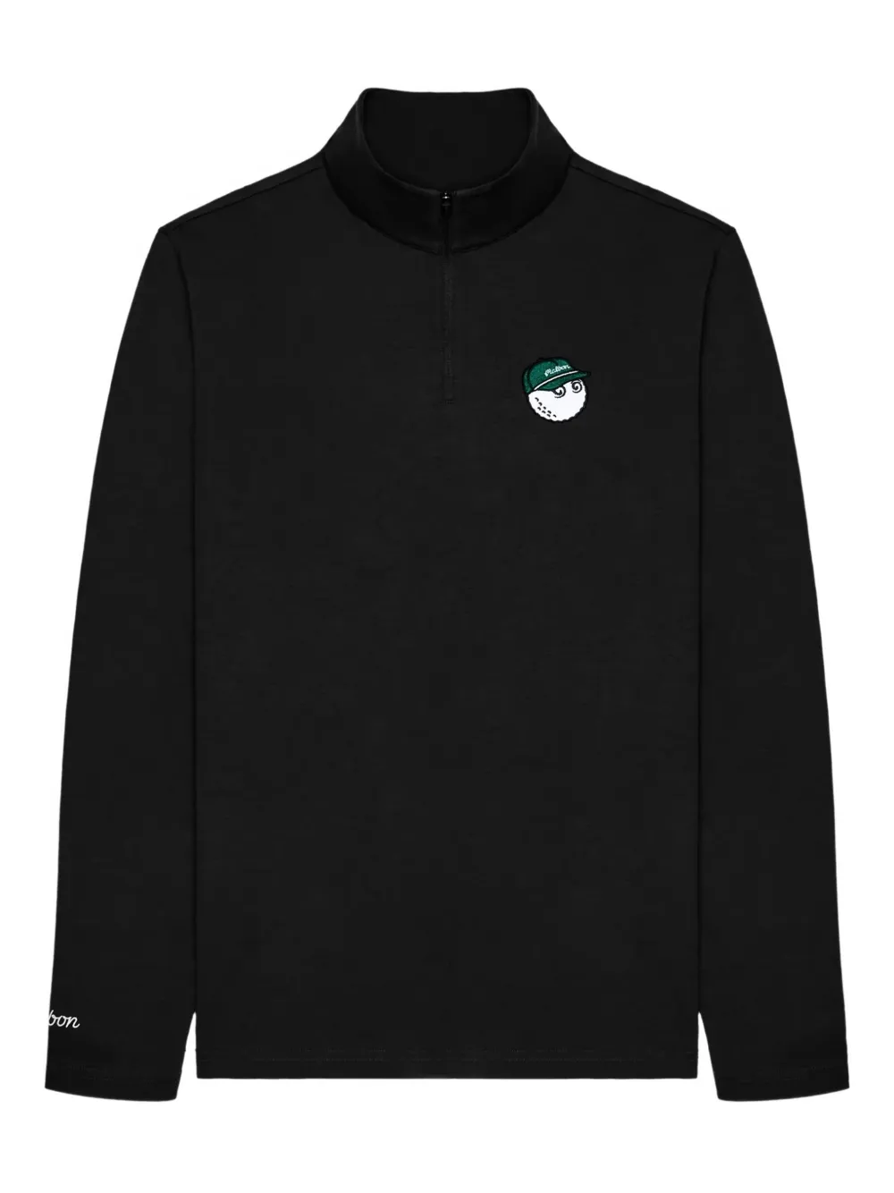 Black garment, front view