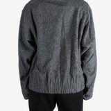 Grey jacket, full body view
