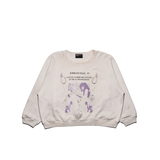 White hoodie, front view
