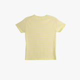 Yellow t-shirt, back view