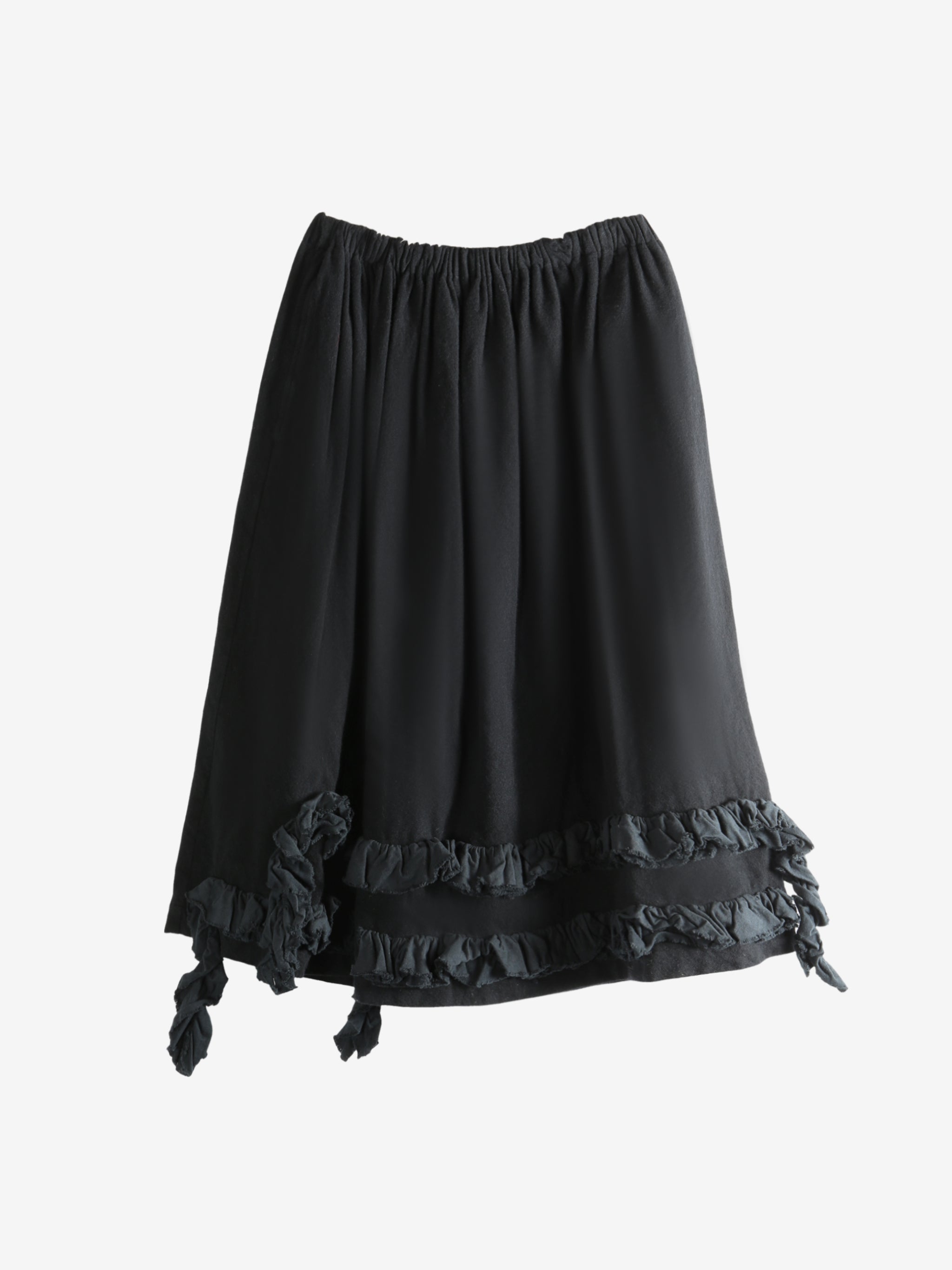Black skirt, front view