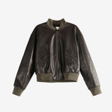 Brown jacket, front view