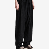 ZIGGY CHEN - Men Tapered Drawstring Trousers