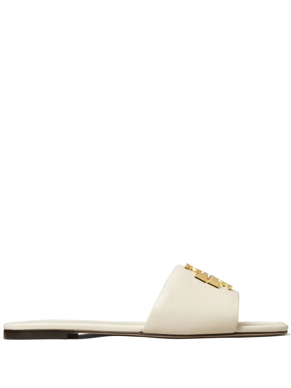 white loafers-mules,front view