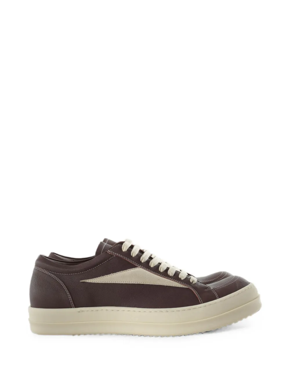 Brown shoes, side view