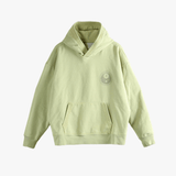 Green hoodie, front view