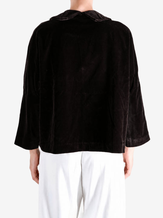 Black jacket, full body view