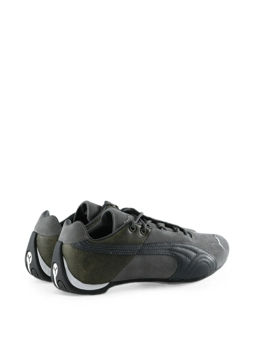 Grey sneakers, side view