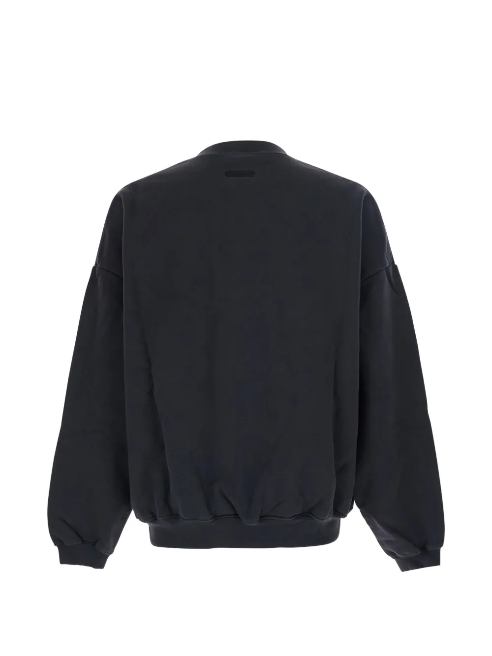 Black shirt, back view