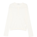 White knitwear, front view