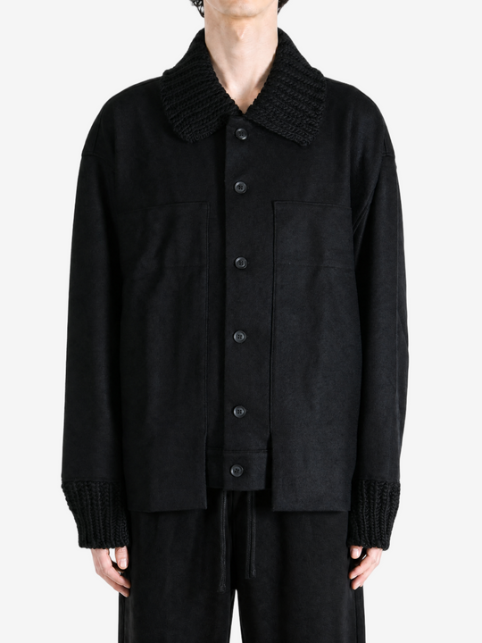 Black jacket, full body view