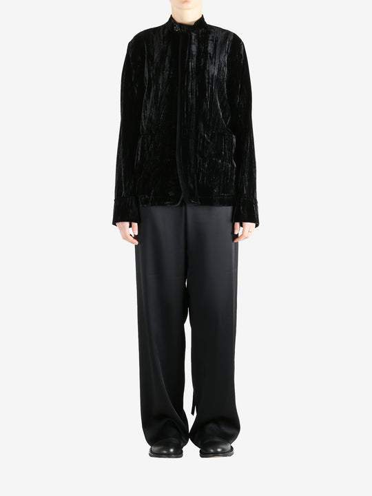 Black jacket, full body view