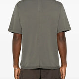 Grey t-shirt, full body view