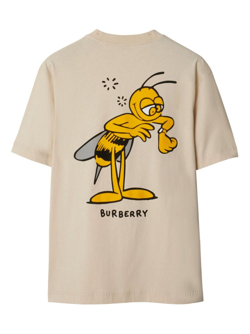 BURBERRY - Men Bee Graphic Core Fit T-shirt