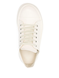 RICK OWENS - Women Leather Mega Bumper Low Sneakers