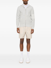 THOM BROWNE - Men W/4 Bar Stripes Intarsia Hoodie