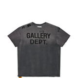 Black t-shirt, front view