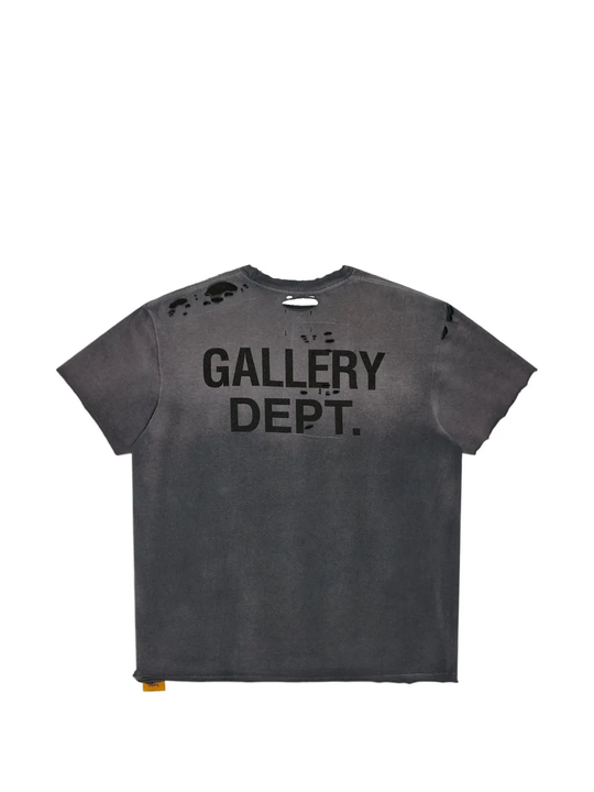Black t-shirt, front view