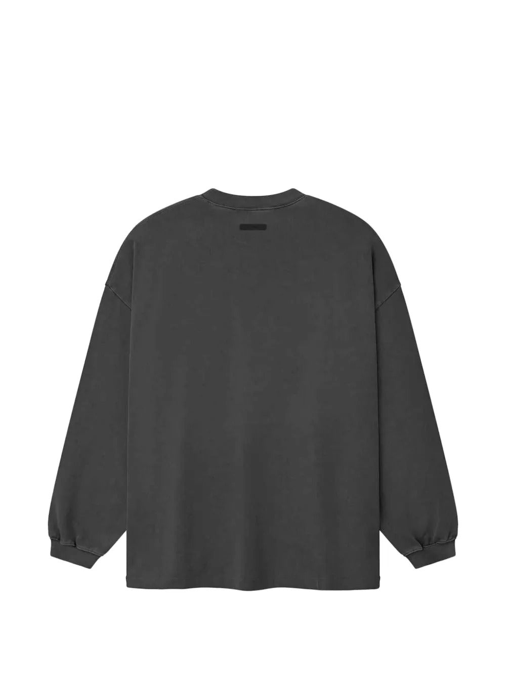 Black t-shirts, back view