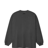 Black t-shirts, back view