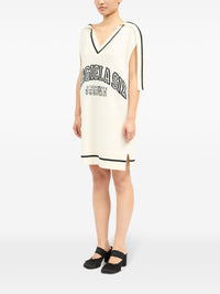 MM6 Maison Margiela - Women Varsity Jacquard Mini Dress