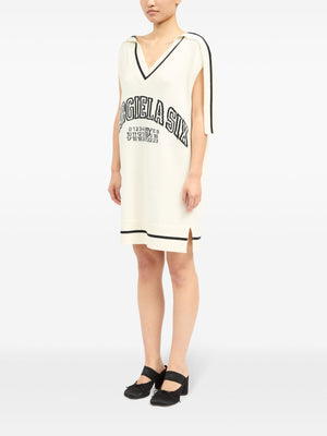 MM6 Maison Margiela - Women Varsity Jacquard Mini Dress