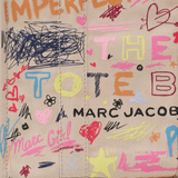 Close up of tan bag, showing texture of the fabric