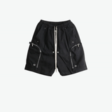 Black shorts, front view