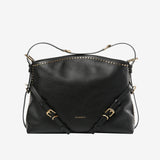 Black bags, front view