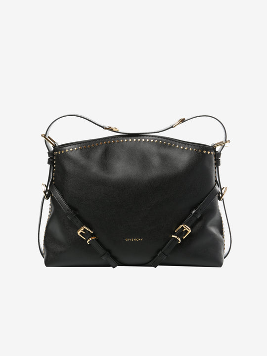 Black bags, front view