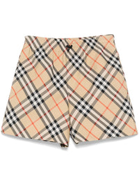 BURBERRY - Women Check Shorts