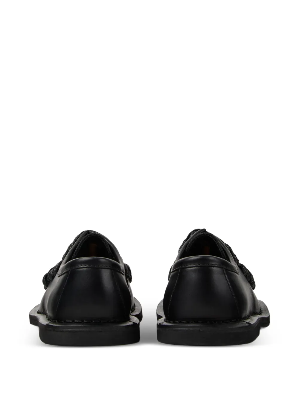 black shoes,back view